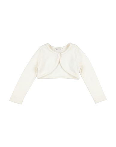 Monnalisa Toddler Girl Wrap Cardigans Ivory Size 4 Wool, Viscose, Polyamide, Cashmere In Neutral