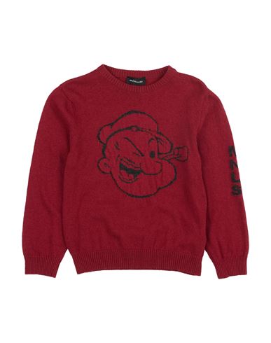 Monnalisa Toddler Boy Sweater Burgundy Size 6 Wool, Polyamide, Viscose, Cashmere In Red