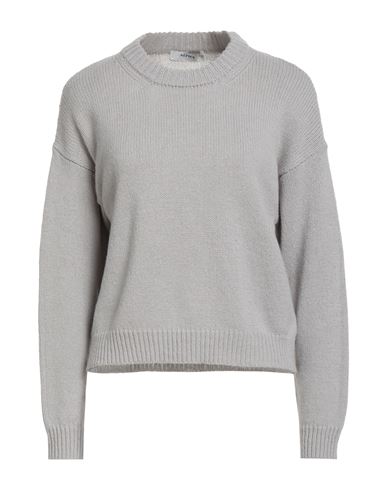 Alpha Studio Woman Sweater Light Grey Size 6 Merino Wool