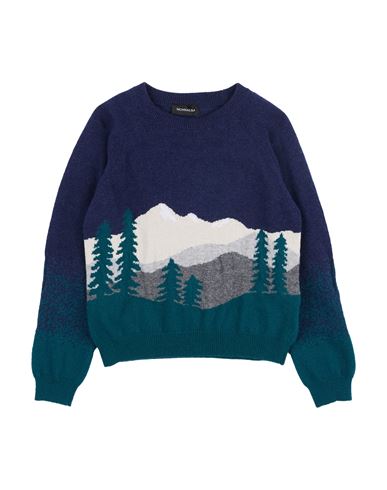 Monnalisa Toddler Boy Sweater Navy Size 6 Wool In Blue