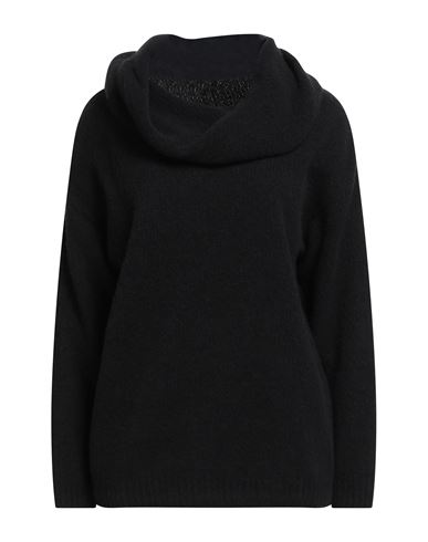 Fisico Cristina Ferrari Fisico Woman Turtleneck Black Size M Virgin Wool, Polyamide In Black