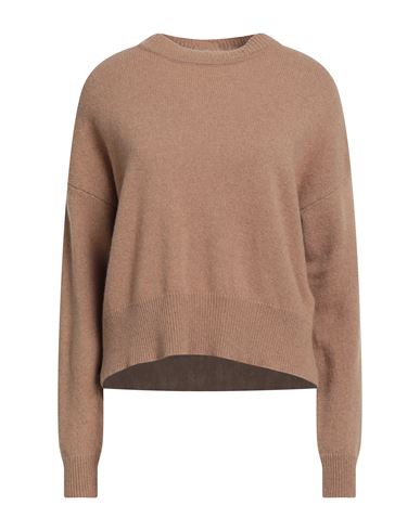 Aragona Woman Sweater Camel Size 10 Cashmere In Sand