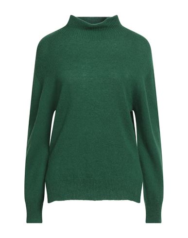 Aragona Woman Turtleneck Green Size 8 Cashmere In Green
