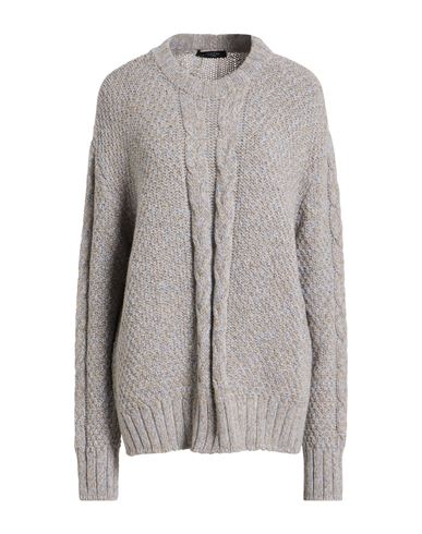 Aragona Woman Sweater Light Grey Size 10 Alpaca Wool, Merino Wool In Gray