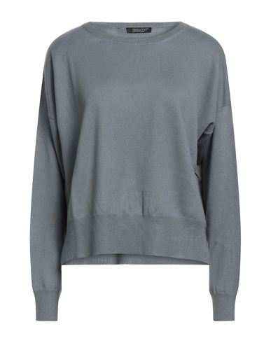 Aragona Woman Sweater Grey Size 6 Merino Wool In Gray