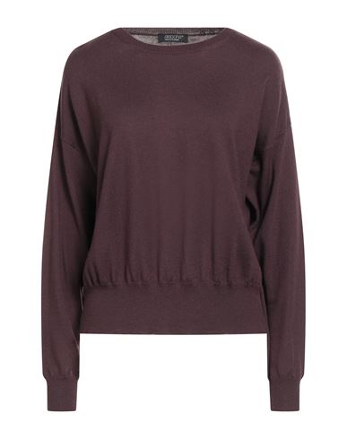 Aragona Woman Sweater Plum Size 10 Merino Wool In Purple