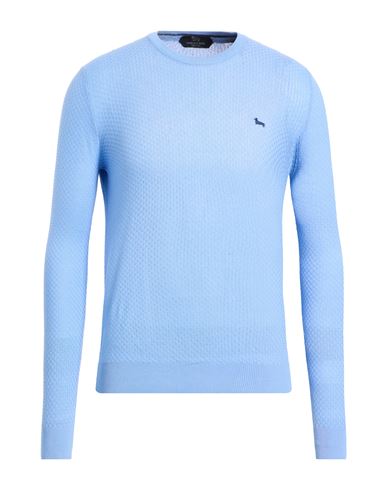 Harmont & Blaine Man Sweater Light Blue Size S Cotton In Blue
