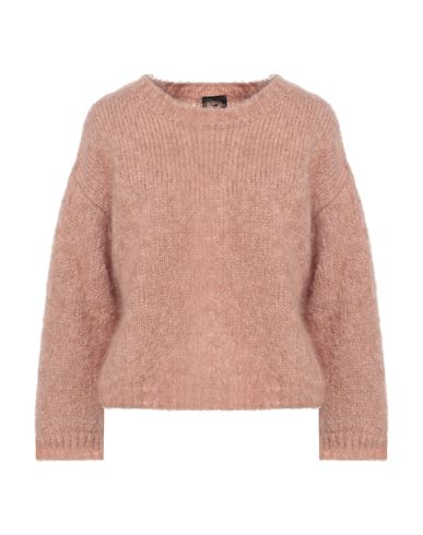 Fisico Cristina Ferrari Fisico Woman Sweater Blush Size L Mohair Wool, Polyamide, Wool In Pink