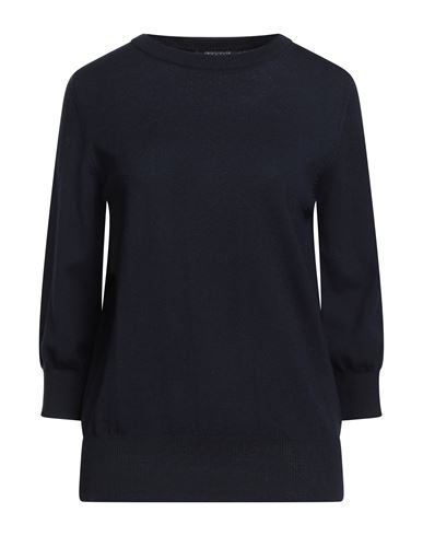 Aragona Woman Sweater Midnight Blue Size 10 Merino Wool