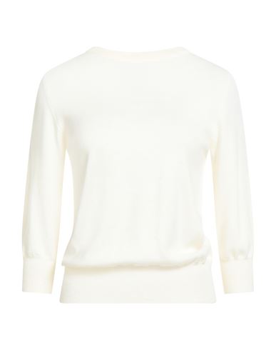 Aragona Woman Sweater Cream Size 12 Merino Wool In White