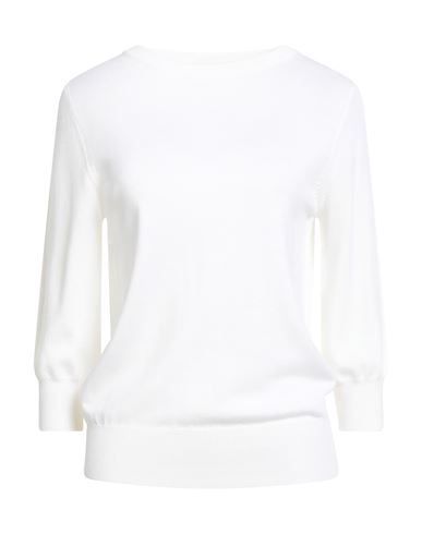 Aragona Woman Sweater Ivory Size 8 Merino Wool In White