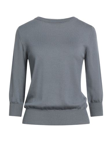 Aragona Woman Sweater Grey Size 10 Merino Wool In Gray