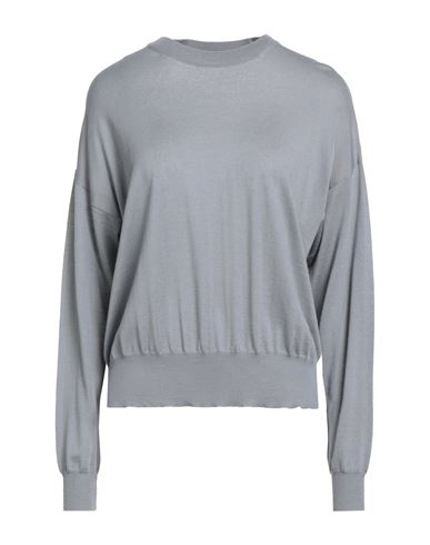 Aragona Woman Sweater Grey Size 10 Merino Wool In Gray