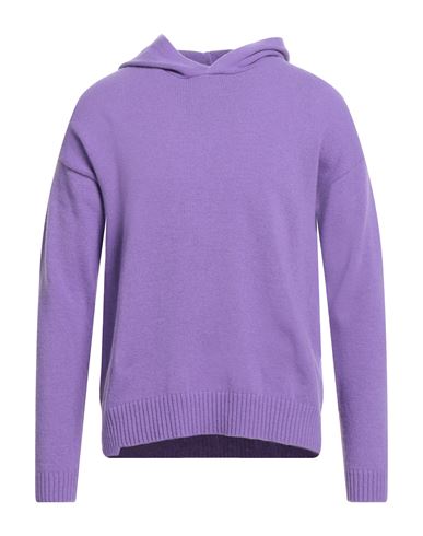 Become Man Sweater Purple Size 40 Wool, Polyamide In Purple