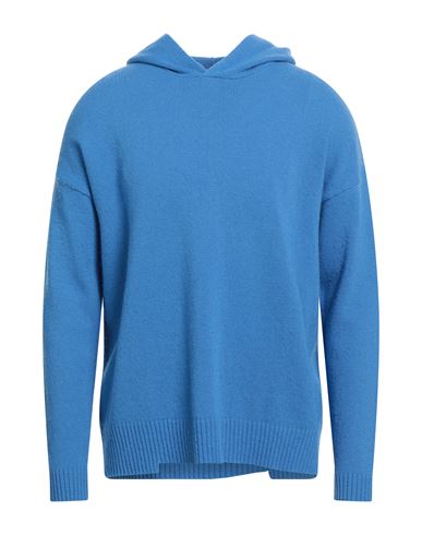 Become Man Sweater Azure Size 42 Wool, Polyamide In Blue