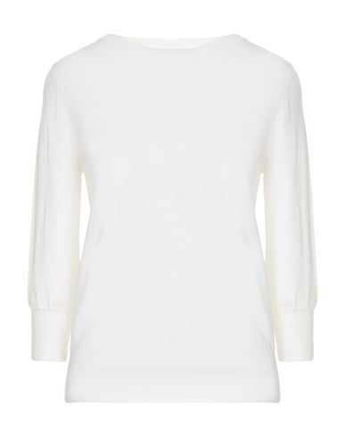 Aragona Woman Sweater Ivory Size 12 Merino Wool In White