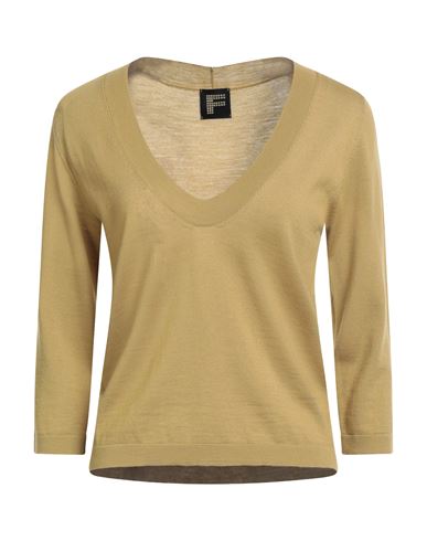 Fisico Cristina Ferrari Fisico Woman Sweater Sage Green Size L Virgin Wool In Green