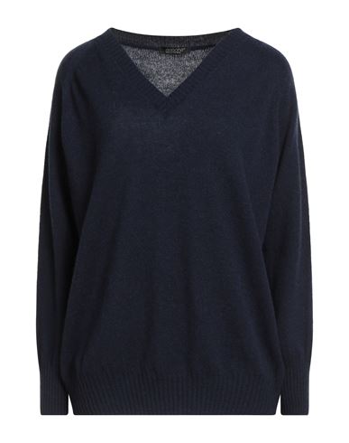 Aragona Woman Sweater Midnight Blue Size 12 Cashmere