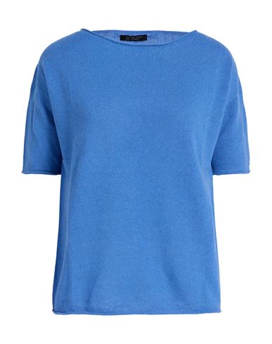 Aragona Woman Sweater Azure Size 8 Cashmere In Blue