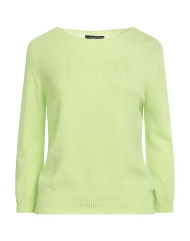 Aragona Woman Sweater Lime Green Size 8 Cashmere In Green