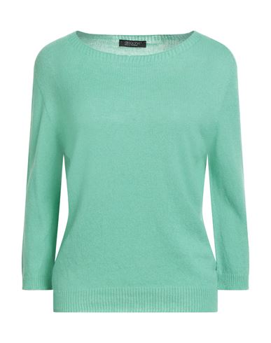 Aragona Woman Sweater Light Green Size 12 Cashmere