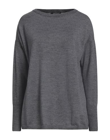 Aragona Woman Sweater Grey Size 8 Merino Wool In Gray