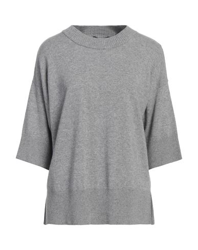 Alpha Studio Woman Sweater Grey Size 10 Wool, Viscose, Polyamide, Cashmere