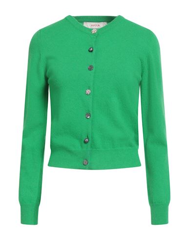 Jucca Woman Cardigan Green Size Xl Virgin Wool In Green