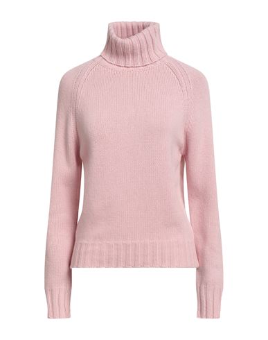 Aragona Woman Turtleneck Pink Size 10 Wool