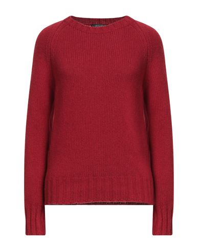 Aragona Woman Sweater Red Size 8 Cashmere