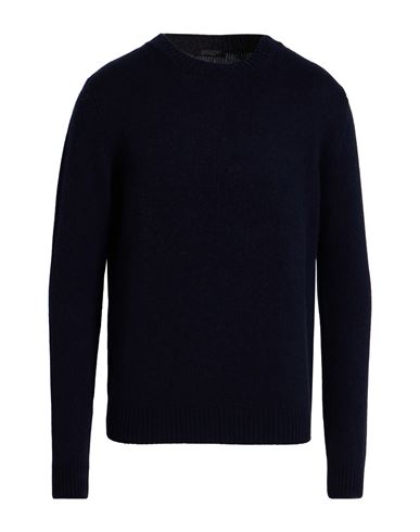 Aragona Man Sweater Midnight Blue Size 44 Cashmere In Blue