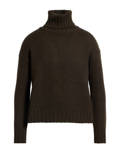 Rollkragenpullover Damen Dunkelgrün 36,38 Damen