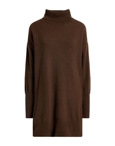 Rollkragenpullover Damen Dunkelbraun 34,36 Damen