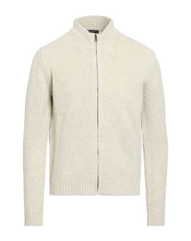 Aragona Man Cardigan Off White Size 44 Baby Alpaca Wool, Merino Wool In White