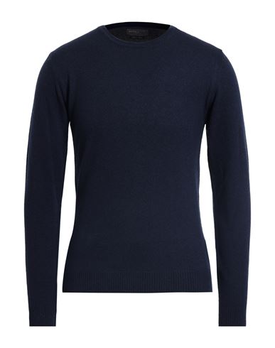 Daniele Fiesoli Man Sweater Midnight Blue Size L Wool, Cashmere In Blue