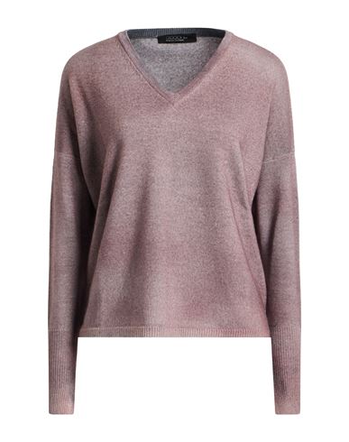 Aragona Woman Sweater Taupe Size 8 Merino Wool In Gray