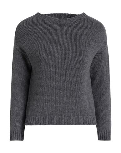 Aragona Woman Sweater Gunmetal Size 6 Cashmere In Gray