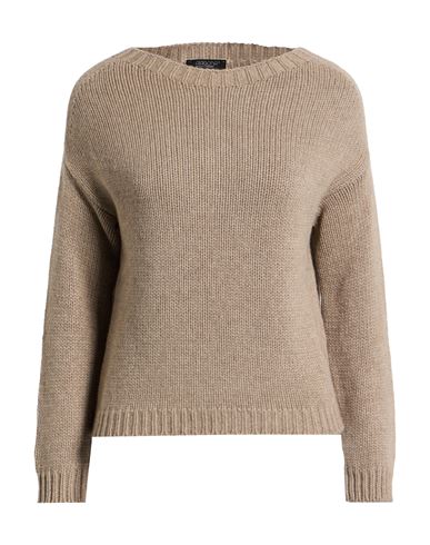 Aragona Woman Sweater Beige Size 8 Cashmere In Nude