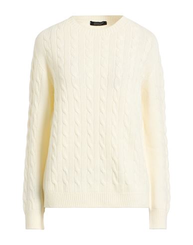 Aragona Woman Sweater Cream Size 8 Merino Wool In White