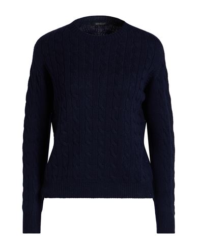 Aragona Woman Sweater Midnight Blue Size 10 Merino Wool In Blue