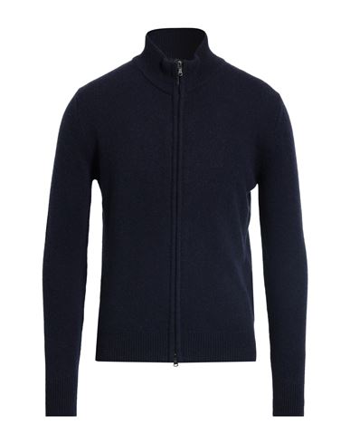 Aragona Man Cardigan Midnight Blue Size 40 Cashmere In Blue