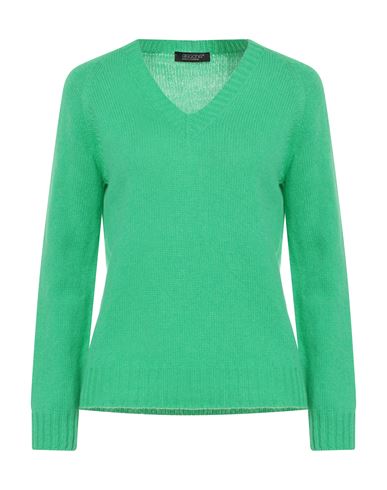 Aragona Woman Sweater Green Size 8 Wool, Cashmere