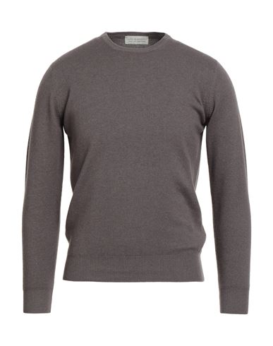 Filippo De Laurentiis Man Sweater Khaki Size 36 Merino Wool, Silk, Cashmere In Neutral