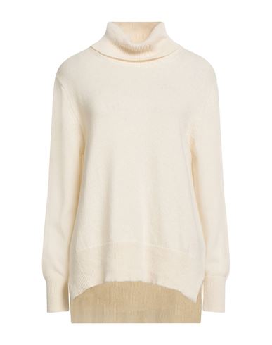 Aragona Woman Turtleneck Ivory Size 6 Cashmere In Neutral