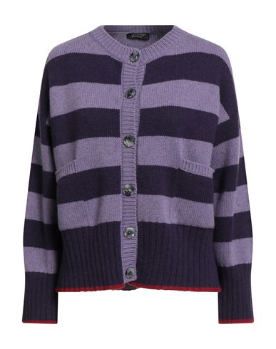 Aragona Woman Cardigan Lilac Size 10 Cashmere In Purple