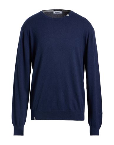 Shockly Man Sweater Navy Size 44 Cotton, Cashmere In Blue