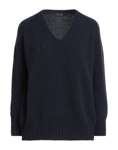 Aragona Woman Sweater Midnight Blue Size 6 Cashmere