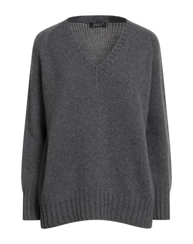 Aragona Woman Sweater Grey Size 8 Cashmere In Gray