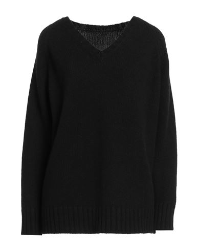 Aragona Woman Sweater Black Size 10 Cashmere