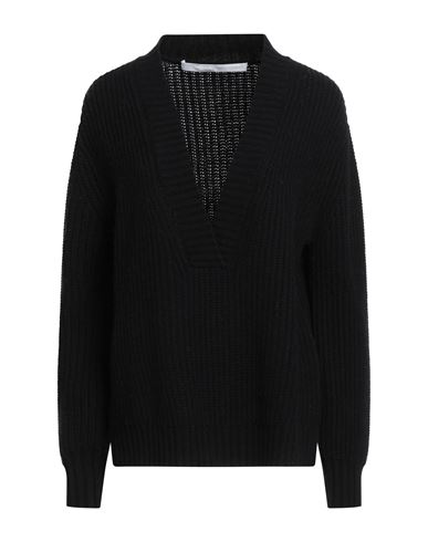 Herzensangelegenheit Woman Sweater Black Size 6 Wool, Cashmere In Black